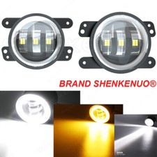 Pair 4 Inch Led Fog Lights Front Bumper Driving Lamps For Jeep Wrangler Jk Jl Jt Pair 4 Inch Led Fog Lights Front Bumper Driving Lamps For Jeep Wrangler Jk Jl Jt