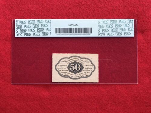 FR-1311 First Issue 50c Cent Fractional Currency "Perforated Edge" *PCGS 55 PPQ* - Picture 2 of 2