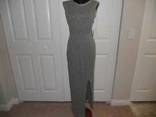 NWT FREE PEOPLE SABRINA MAXI DRESS GREY HEATHER IN SIZES SMALL & MEDIUM