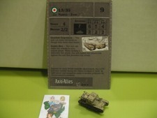  Axis  Allies Miniatures D-DAY L3/35 with card 40/45 