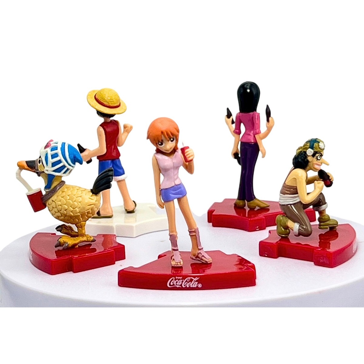 One Piece Coca-Cola Trading Anime Figure Set Collection 5 Types