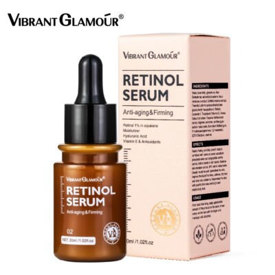 Vibrant Glamour Retinol Face Serum: Hydrating, Brightening, Firming