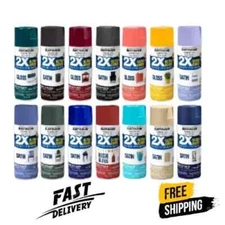 Rust-Oleum American Accents 2X Ultra Cover Spray Paint, 12oz, (Choose Colors)
