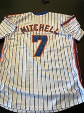Mets Kevin Mitchell Signed Jersey with 1986 WS Champs Inscription W/COA  