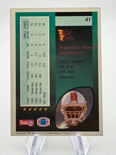1991-92 Wild Card Football Card + Inserts - You Pick - Picture 32 of 82