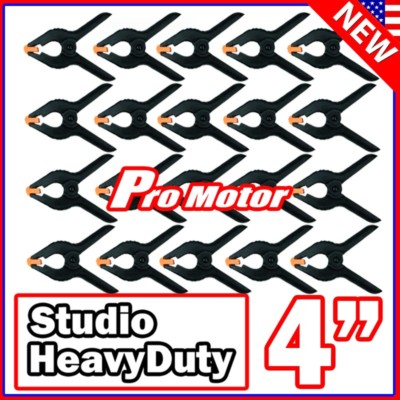 4'' inch Heavy Duty Plastic Spring Clamps Tips DIY Small Tool Clip Jaw Opening P1