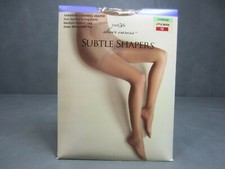 JC Penny Subtle Shapers Sheer Caress Pantyhose Size Average Little Beige