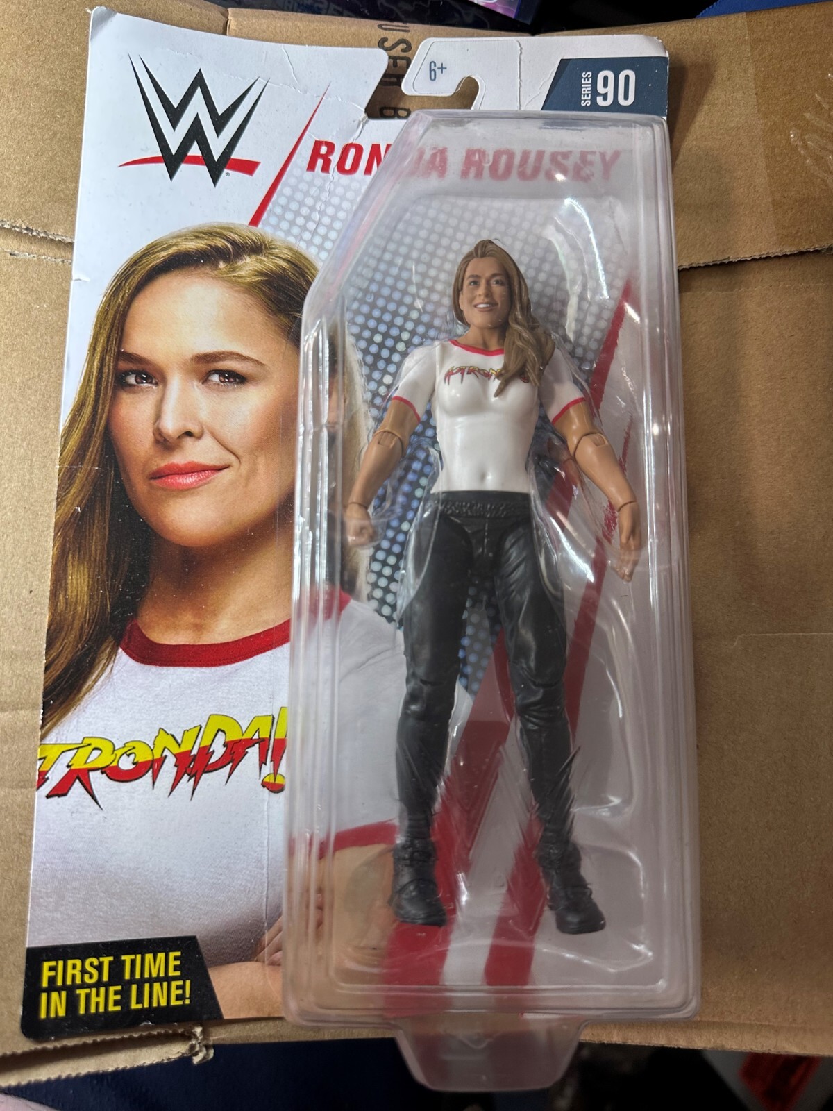 RONDA ROUSEY WWE Mattel Basic Series 90 Wrestling Action Figure AEW UFC