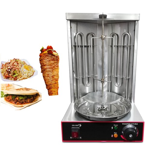 Electric Shawarma Gyros Rotisserie Grill Automatic Rotating Hähnchengrill 6RPM eBay