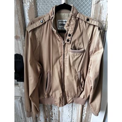 Vintage 1980s Esprit Campus Windbreaker, Beige, Size M/L Unisex