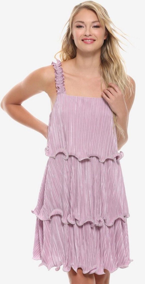 Luna Lovegood Slug Club Christmas Purple Ruffles Layered Dress XL Harry  Potter | eBay