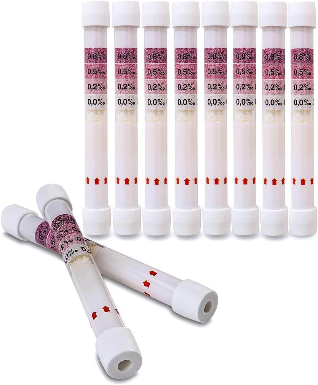 Home Health/Test&Drive 10 x Etilometri Approvati dall'Unione Europea (5...