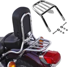 National Cycle Chrome Rear Fender Luggage Rack Yamaha V Star 250 08-21