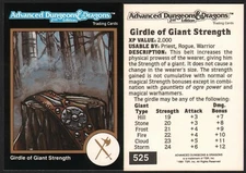 1991 TSR AD&D Gold Border RPG Fantasy Art Card 525 Dungeons & Dragons Magic Item