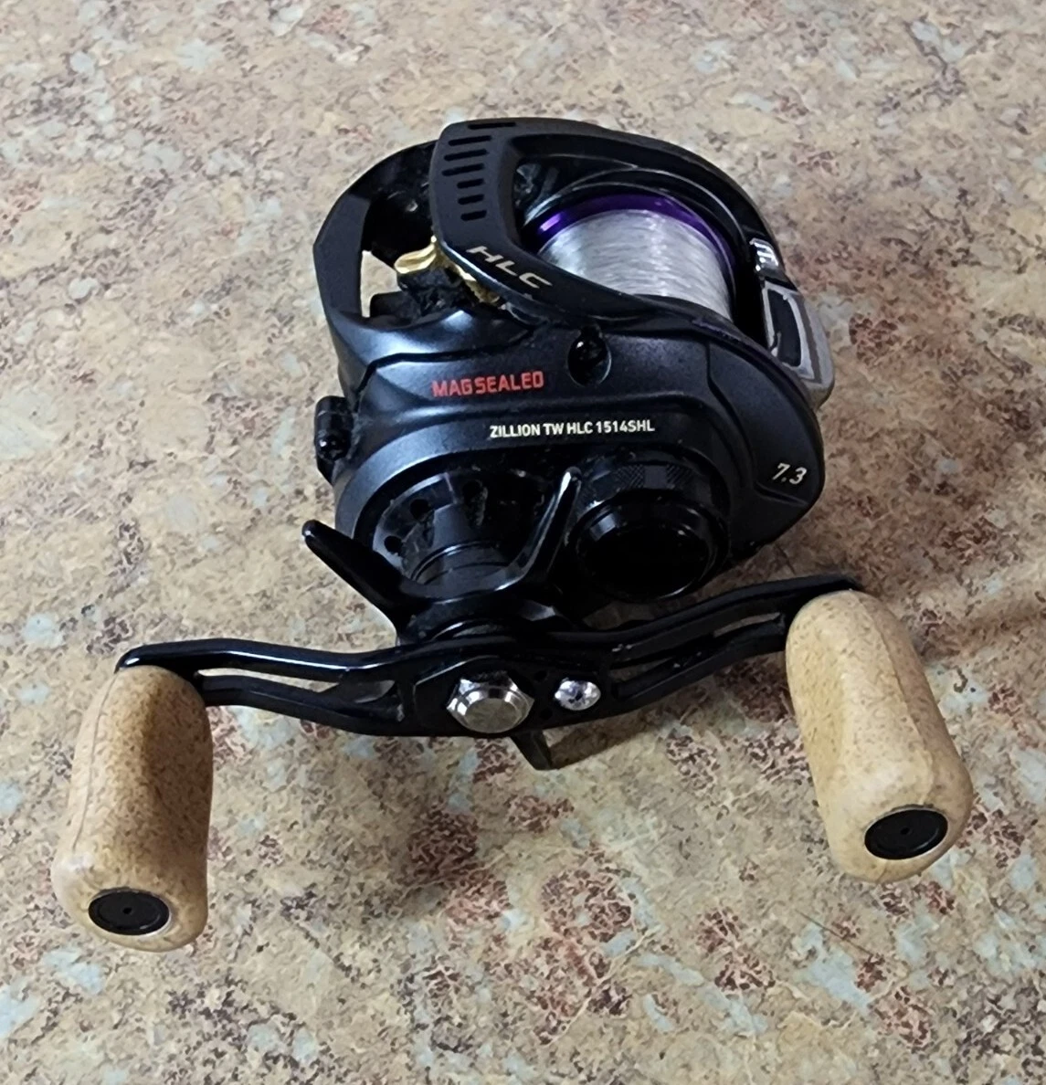 Daiwa Zillion TW HLC 1514SHL Fishing Reel Pre-owned Free Shipping
