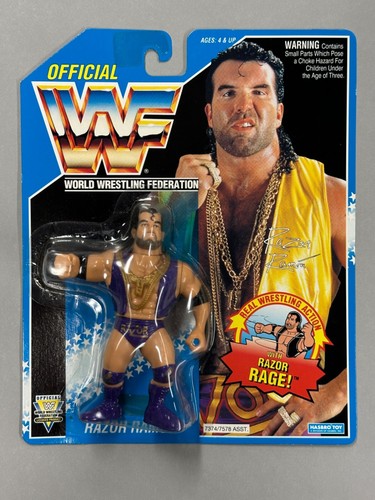 1994 WWF WWE Hasbro Razor Ramon Series 10 Blue Car...