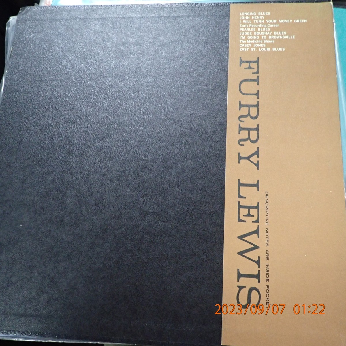 NM Furry Lewis Folkways Records FA 3823 Vinyl LP 1st press