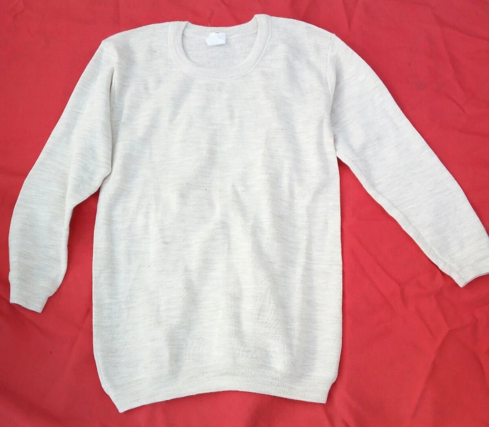 MAGLIA UOMO 50 % LANA MANICA LUNGA TUTTE LE TAGLIE DISPONIBILI MADE IN ITALY