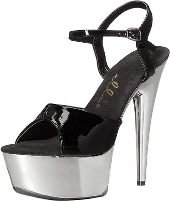 Ellie Shoes 609-CHROME 6
