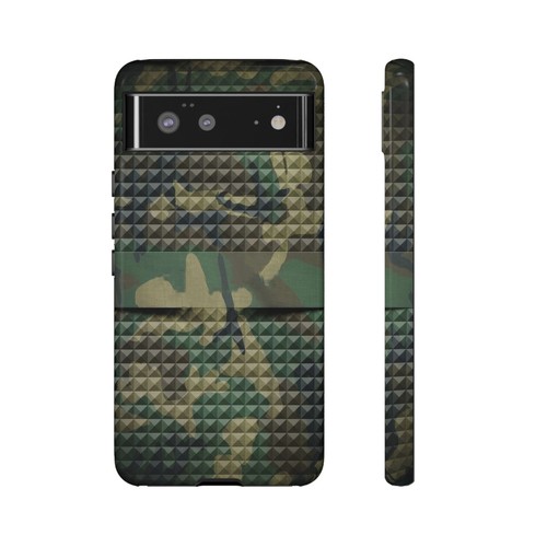 Tough Cases For iPhone, Samsung Galaxy, Google Pixel, 3D Military Green Camo - Picture 138 of 219