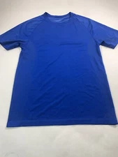 Patagonia Shirt Mens Small Short Sleeve Base Layer Stretch Casual Capilene Blue