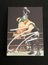 D’Lo BROWN 1998 COMIC IMAGES WWF SUPERSTARZ ROOKIE SIGNED AUTOGRAPHED CARD JSA