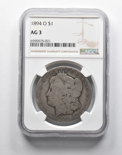 AG3 1894-O Morgan Silver Dollar NGC Lowball Low Ball Pocket Piece *9124