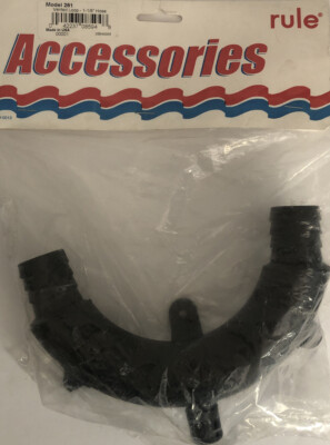 Rule Model#261 Vented Loop Fitting For 1-1/8'' Inch Bilge Pump Hose-RARE-SHIP24HR