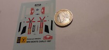 decals decalcomanie deco mini monte carlo 1997  1/43