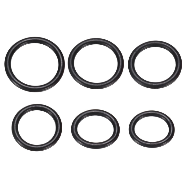 Patikil 48 Pcs O Ring Sortiment 6 GrößE Dichtungsringe Set Schwarz-image