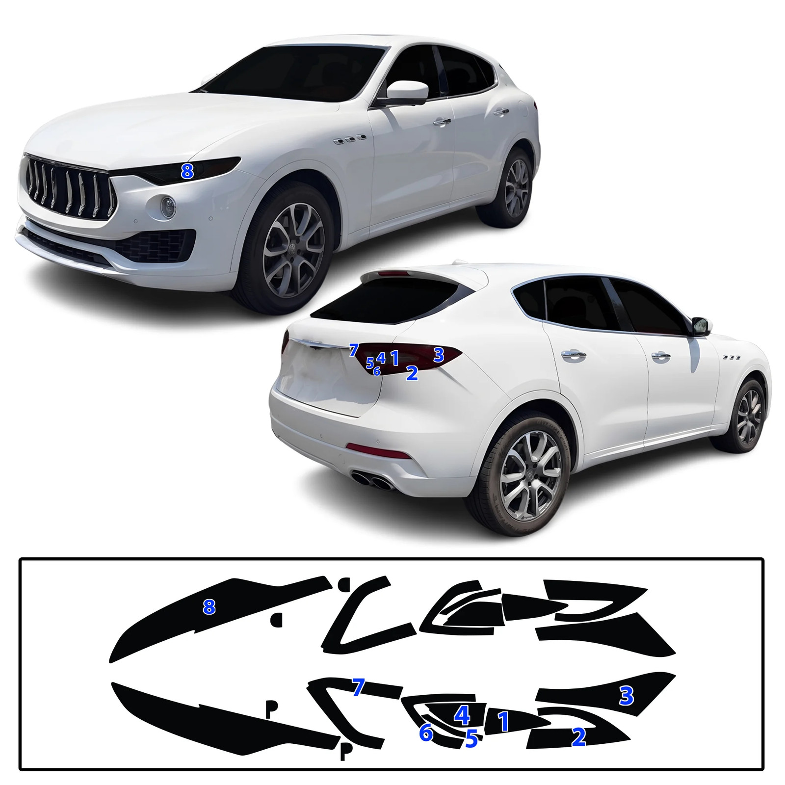 Maserati Levante 2017-2020 Paint protection film