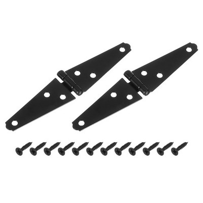 2 Stück Strap-Scharniere, 3 Zoll Schuppentür-Scharniere Schwere Tee-Scharnier