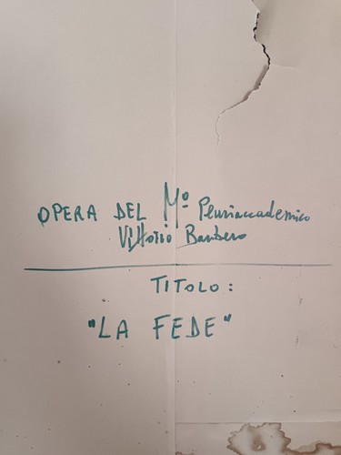 Vittorio Barbero ( XX Secolo) dipinto olio su legno - Foto 11 di 14