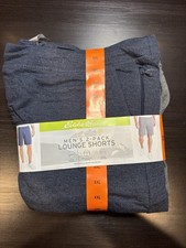 Eddie Bauer Men's 2 Pack Lounge Shorts Navy/Gray XXL Brand New With Tags