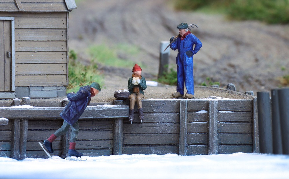 Artitec 5870125 Ice Skating Scene Figure Pack HO 1:87 NEW