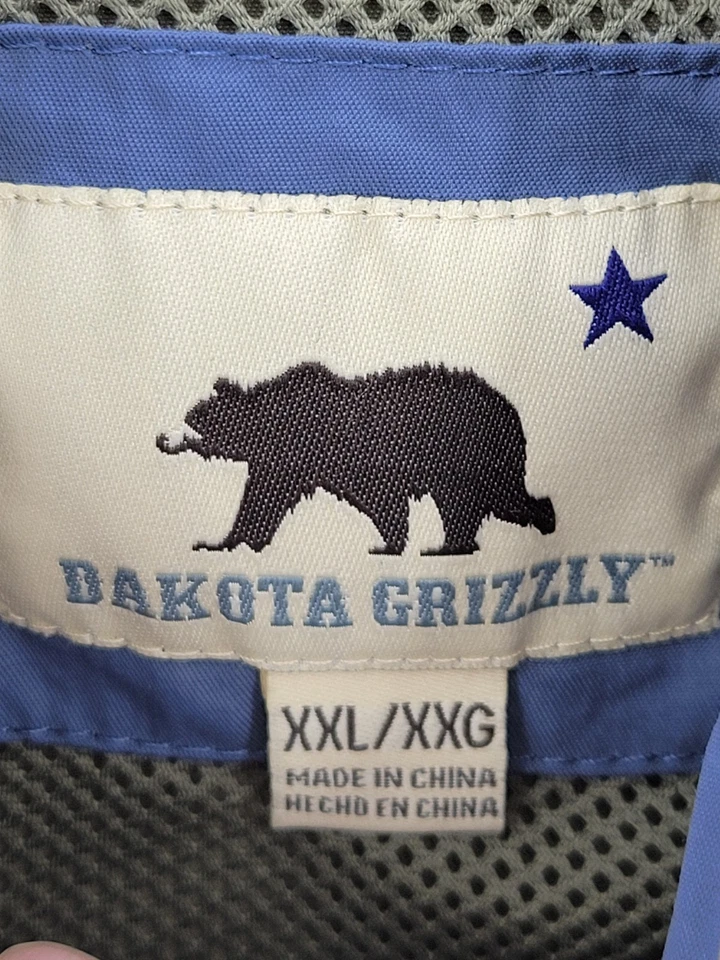 Dakota Grizzly Shirt Mens XXL 2XL Green Performance Long Sleeve Utility Pockets - Image 3 of 4