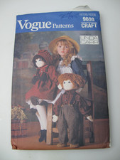 Vogue Doll Sewing Patterns 9699 N