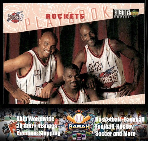 1996-97 Collector's Choice #376 Rockets Playbook Houston Rockets - Picture 1 of 2
