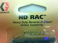 Graco HD RAC Heavy Duty Reverse-A-Clean Airless SwitchTip GHD21 Factory Sealed-F