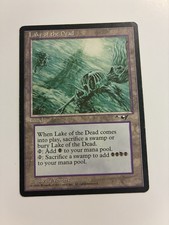 MTG Lake of the Dead Alliances 1996 Rare Land Reserved List MP/HP
