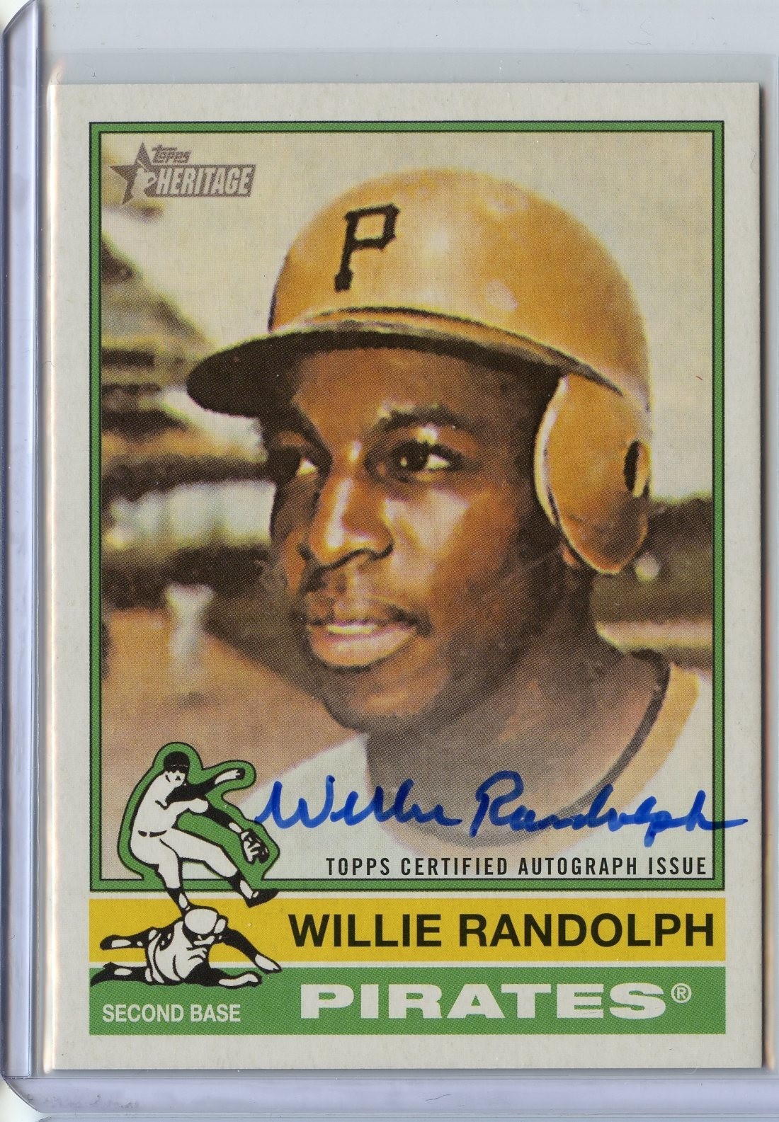 2025 Topps Heritage - Real One Autographs Willie Randolph #ROA-WR (AU) On Card !