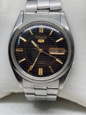 Seiko 5 Watch 7009-821J Automatic 17J Vintage DayDate Japanese 37mm Working