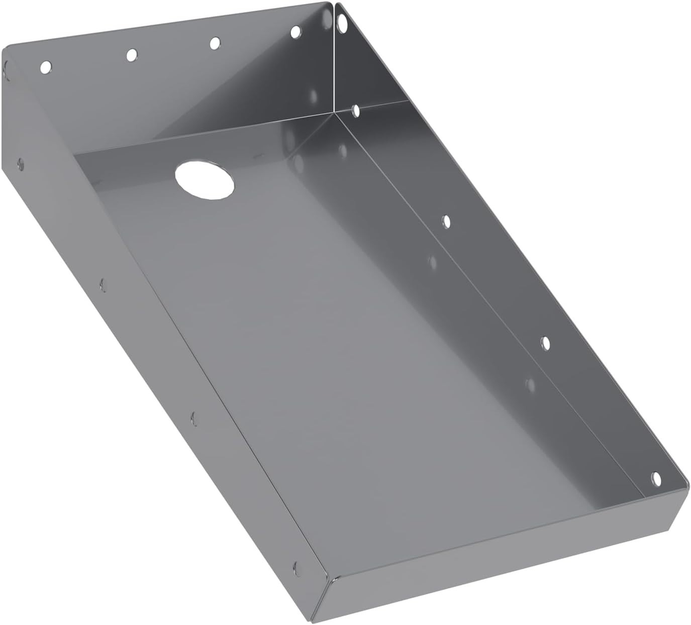 Stainless Steel Printer Shelf 10" x 6.5" | NSF Wall Mount POS Shelf | 18 Gauge
