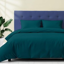 Ashton Sheets Egyptian Cotton Queen Size Duvet Cover Set - Premium 600 Thread...