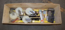 Heidelberg Prosetter Lock-Down Lift Kit Hand Crank Tool / Socket / Casters NICE