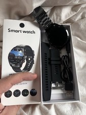 Smart Watch With Exchangeable Bands Black - Brand New Unisex Watch