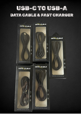 Lot of 5 3FT USB-A to Type-C Fast Charging Data SYNC Charger Cable Cable