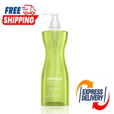 Method Dish Soap, Lime + Sea Salt, Biodegradable Formula, Tough on Grease, 18 Fl