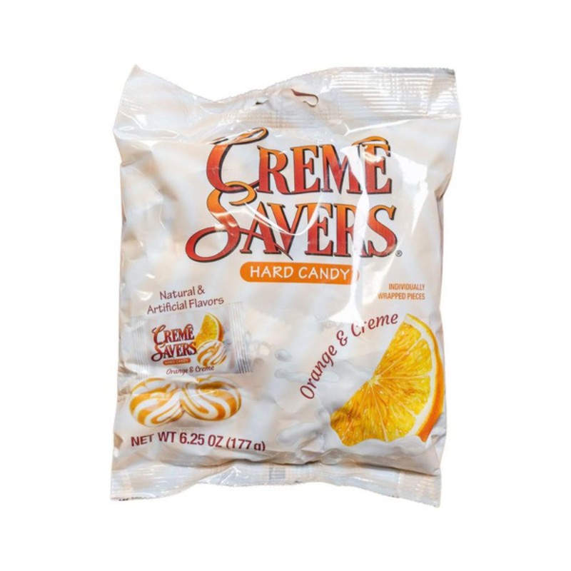 6x Creme Savers Oranges - Creme Hard Candy Bulk Sweets Snack Lot New Sealed 625 7390₽