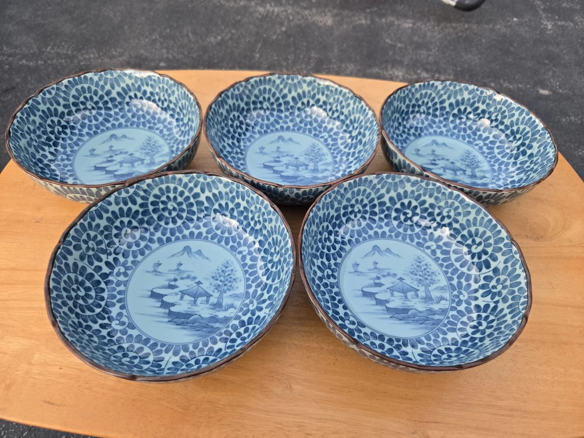 Porcelain & Pottery Japanese Antique Blue for sale | eBay